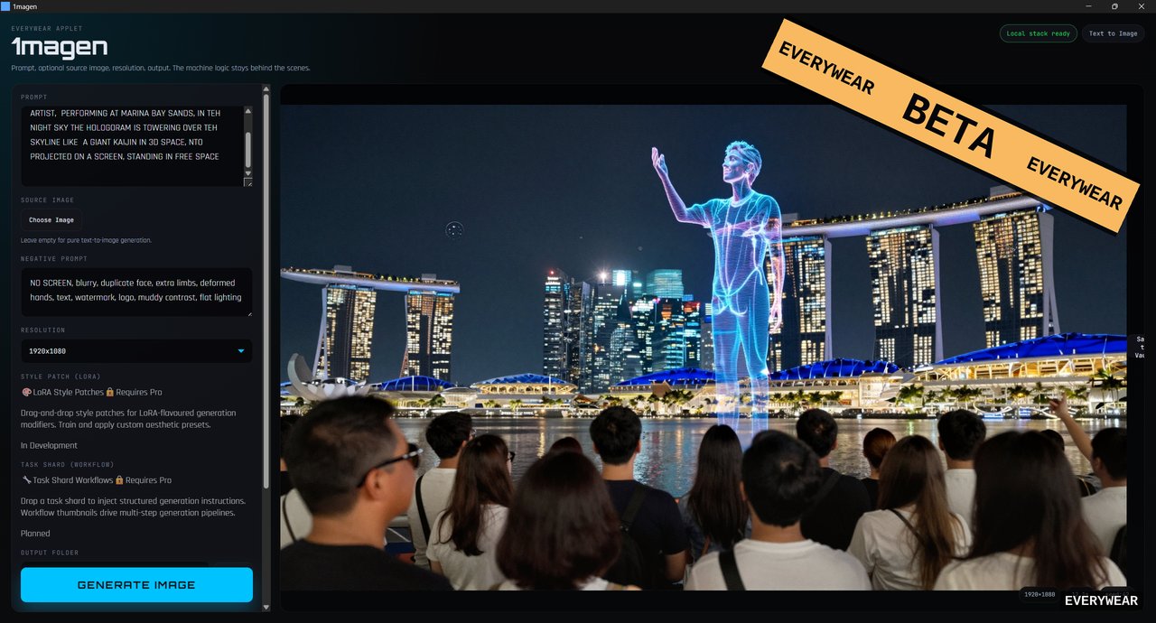 1magen Marina Bay Sands hologram result