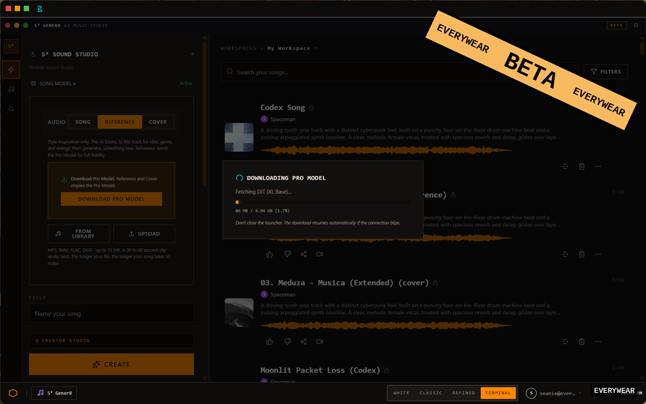 Gener8 Pro Model downloading